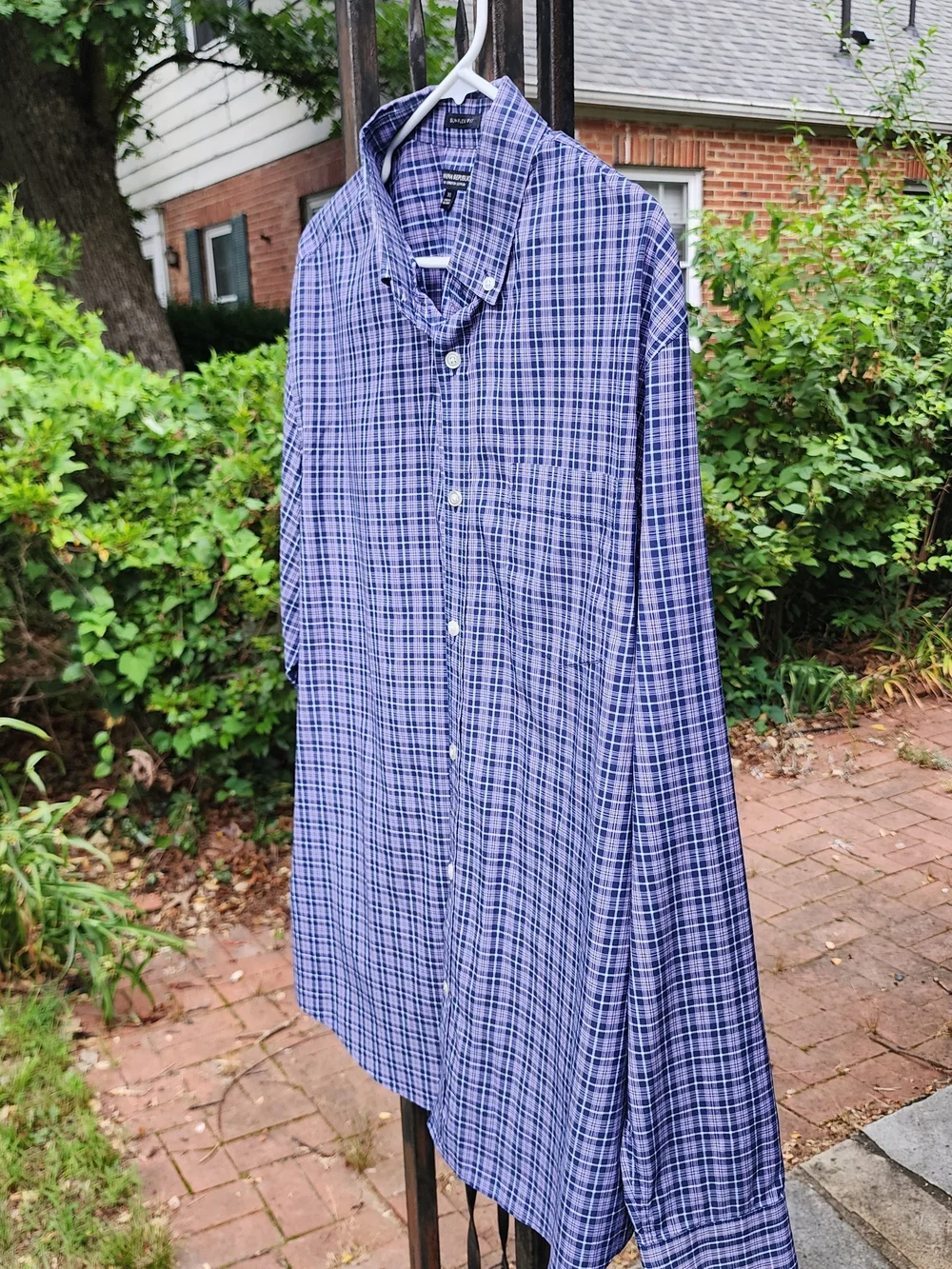 Banana Republic Slim Flex Fit Tech Stretch Cotton Shirt XL